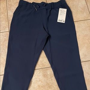 Lululemon on the fly joggers. Navy blue. NWT. Size 10